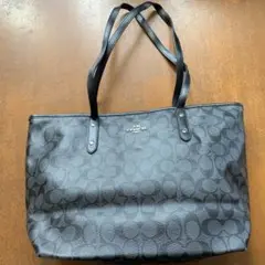 COACH コーチ トートバック ジップトップレザーシティ