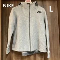 【お得】NIKE ランニング　ジャージ　グレー　パーカー　L トレーニング