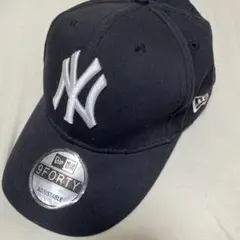 【美品】NYヤンキース NEWERA 9FORTY Green キャップ