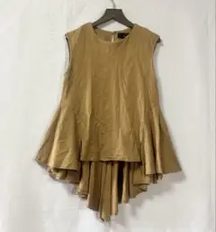 Grand Table アシンメトリックノースリーブ トップス