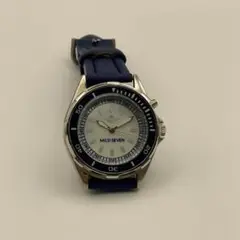 DN-A0287　ＭＩＬＤＳＥＶＥＮ腕時計　ネイビー　ノベルティ(非売品)