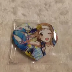 シャイニーカラーズ　櫻木真乃　ハート缶バッジ　アイマス15周年　シャニマス
