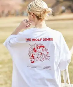 SHE WOLF DINER×FREAK'S STORE/別注 Tシャツ