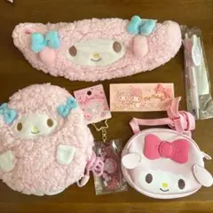 マイスウィートピアノ サンリオ ヘアバンド ポシェット アクリルキーホルダー