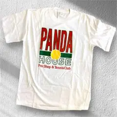 【90s】PANDA HOUSE Tシャツ シングルステッチ ヴィンテージ風　M