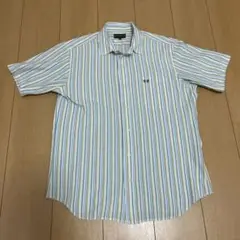 【McGregor】マックレガー スマートフィット ストライプ半袖シャツ M