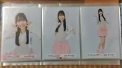 HKT48 青木日菜子 2025年4月 劇場限定生写真 3枚コンプ