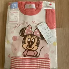 新品 未開封 ミニーマウス パジャマセット 80cm