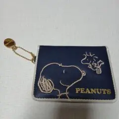 PEANUTS パスケース・定期入れ ネイビー
