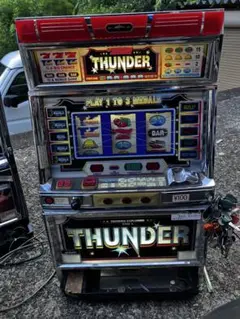 ⭐️サンダ一ライトニング⭐️パチスロ機【コインで遊べます。】 2025年最新】サンダーv実機の人気アイテム - メルカリ