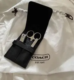 COACH レザーケース　身だしなみケアセット　コーチ　ポーチ