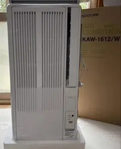 21年製 KOIZUMI 窓用エアコン KAW-1612 Amazon | KAW-1612/W ウインドウエアコン 窓用 冷房除湿専用 4-6