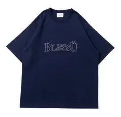 【美品】BlessU Tシャツ ネイビー　S