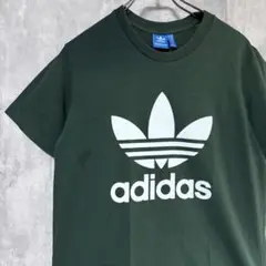 アディダス　adidas ダークグリーン Tシャツ M