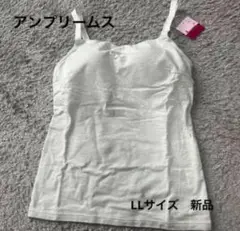Anprimus アンプリームス 胸元すっきりブラトップライトグレー LL新品