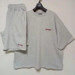 THRASHERスラッシャー新品未使用セットアップ上下Ty2kグレーサイズL