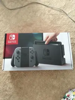 【動作品】Nintendo Switch本体 グレー 初期型 箱あり