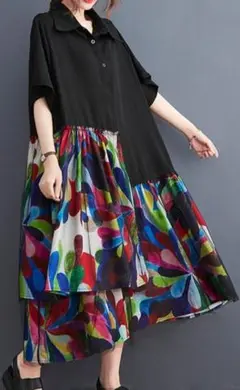 BRILLANTE アシンメトリー　ワンピース