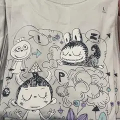 ユニクロ ザ・モンスターズ ラブブTシャツ Lサイズ　ポップマート