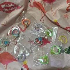 海の生き物モチーフ ヘアゴム 10個セット