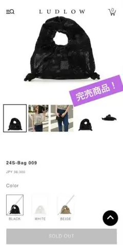 ラドロー　メッシュバッグ