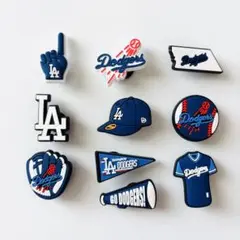 ドジャース　ジビッツ　クロックシューチャーム　LA 大谷　山本　佐々木
