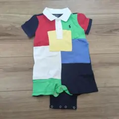 半袖ロンパース
