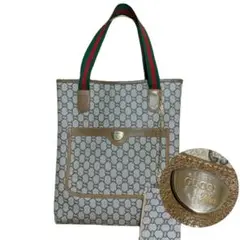 美品 GUCCI グッチ シェリーライン GG トートバッグ