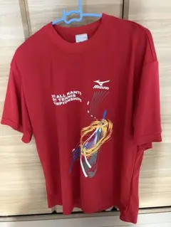 Mizuno 赤 TシャツALL KANTO テニス選手権