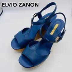 【美品】ELVIO ZANON 厚底　サンダル