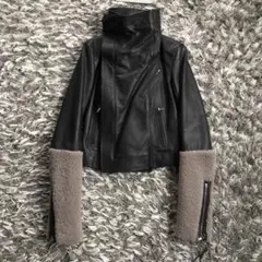 再値下 RickOwens リックオウエンス ライダース ダークシャドウ
