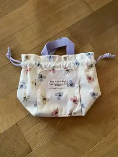 ミニーマウス風おむつポーチ
