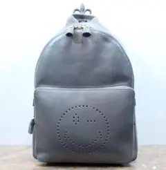 ANYA HINDMARCH アニヤハインドマーチスマイリーレザーリュックサック