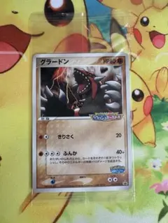 ポケモンカード グラードン 未開封 プロモ ポケパーク