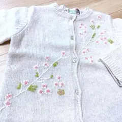 ボンポワン ウールカーディガン サイズ3