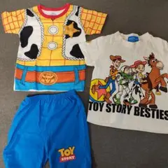 トイ・ストーリー パジャマとべスティーズTシャツセット 110-110サイズ