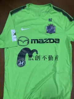 Nike サンフレッチェ広島　DRI-FIT 蛍光グリーン シャツ Mサイズ