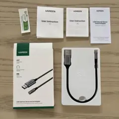 UGREEN USB to 3.5mm外部ステレオサウンドアダプター