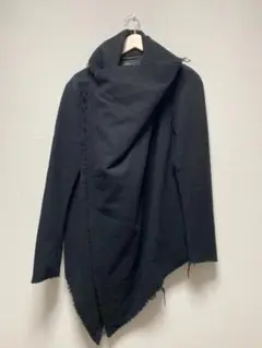 DIRAIN レイヤードドレープジャケット　ディレイン　着画あり セール】【撥水加工】Aラインショートトレンチジャケット