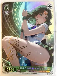 セーラーネプチューン　海王みちる　サイン入り　セクシーカード　(a)
