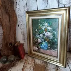 【新品未使用】ルノワール　春の花　15号　立体複製画 elegant-club_a032-10215