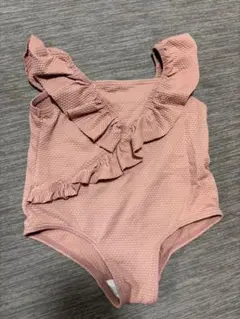 H&M フリル付きベビー水着 62/68