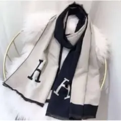 大人気 新品 カシミヤタッチ 大判 Hロゴ ストール オルチャン ワンピース 冬