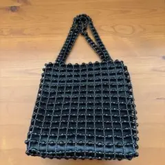 美品　ビーズ　バック