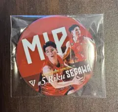 千葉ジェッツ　瀬川琉久選手　Bリーグアワード　MIP缶バッジ
