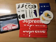 Vans Supreme Nike atmos lacoste ステッカーセット
