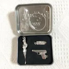 ルパン三世　銀張りメタルキーホルダー　峰不二子　非売品