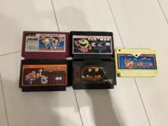 ファミコンソフトセット バットマン・パックマン他