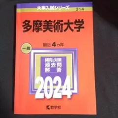 多摩美術大学　2024 赤本