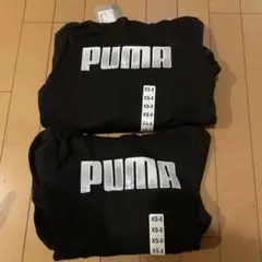 新品 puma プーマ キッズ スウェットパーカー XS